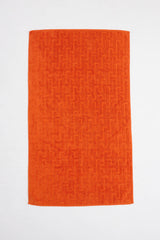 Hermès Orange Feu Stairs Three Piece Towel Set