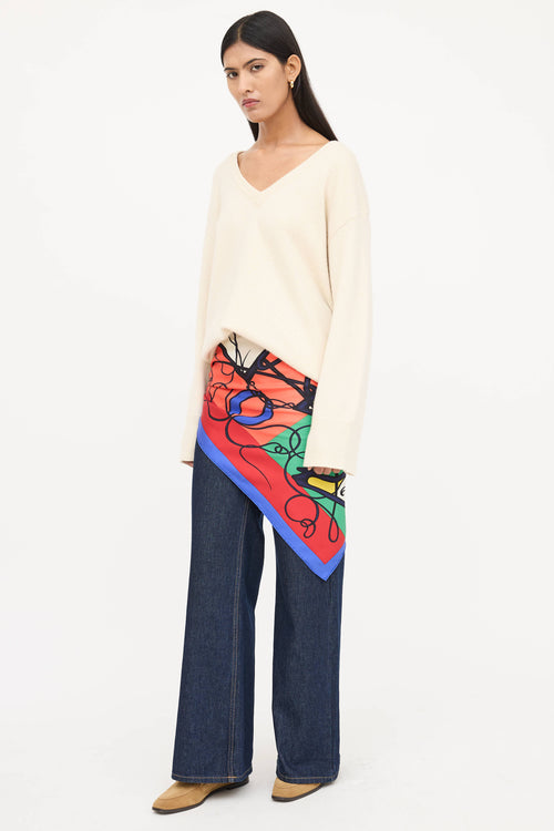 Hermès Silk Coup De Fouet Scarf