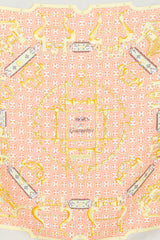 Hermès Orange & Multicolour Silk Mors et Gourmettes Remix 90 Scarf