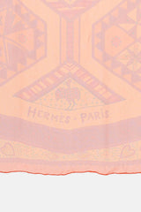 Hermès Ors Bleus D'Afrique Silk 145 Scarf