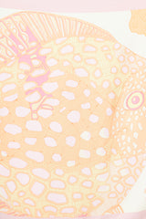Hermès Pink & Orange Grands Fonds 90 Scarf