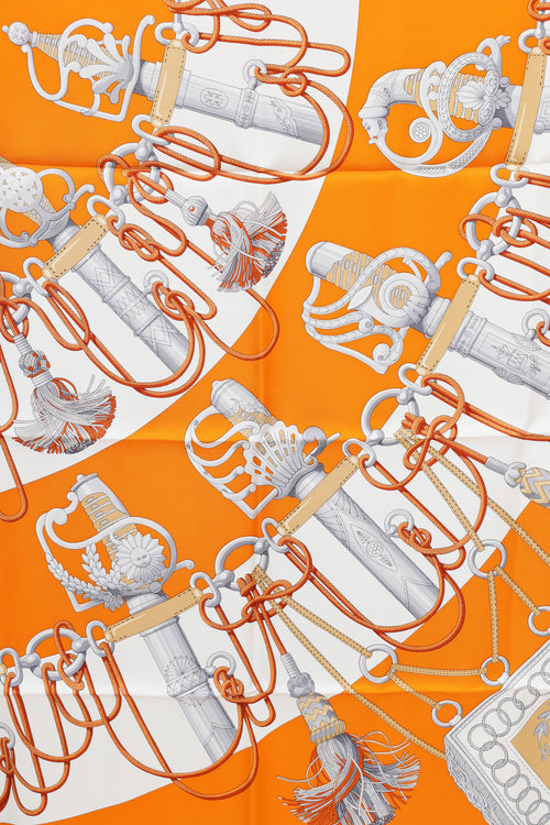 Hermès Cliquetis Silk Scarf
