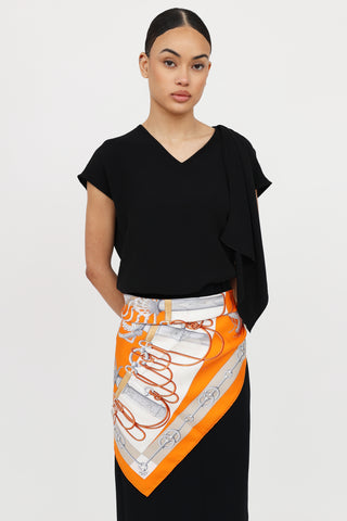 Hermès Cliquetis Silk Scarf