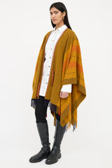 Hermès Wool & Cashmere Rocobar Wrap Poncho
