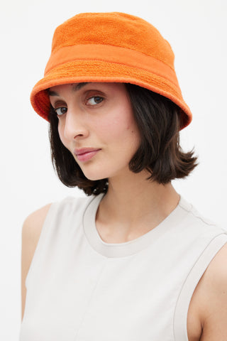 Hermès Orange Terry Bucket Hat