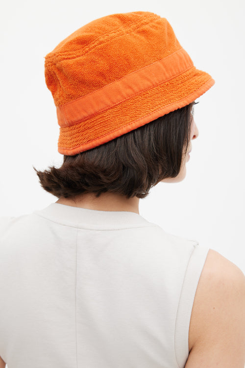 Hermès Orange Terry Bucket Hat