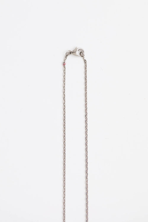 Hermes Palladium Pop H Necklace