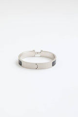 Hermes Palladium Clic Clac H Bracelet