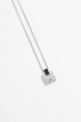 Hermès Palladium Enamel Eileen Necklace