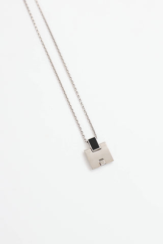 Hermès Palladium Enamel Eileen Necklace