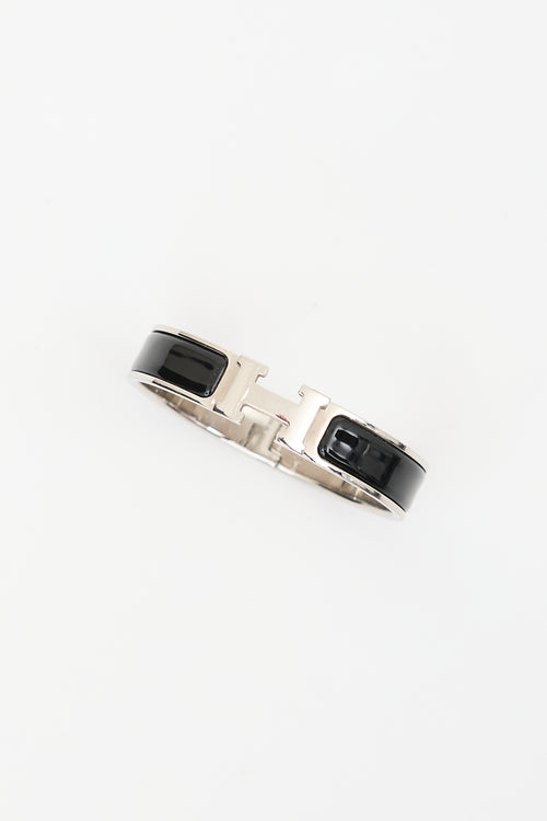 Hermès Palladium Clic Clac H Bracelet