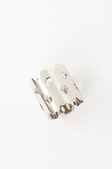 Hermès Palladium Perfore Scarf Ring