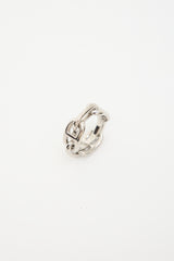 Hermès Palladium Plated Regate Scarf Ring