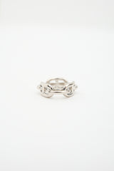 Hermès Palladium Plated Regate Scarf Ring