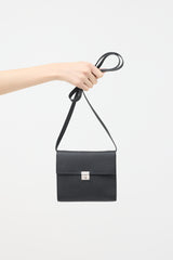 Hermès 2018 Noir Epsom Clic 16 Wallet On Strap Bag