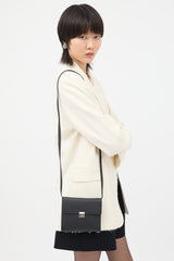 Hermès 2018 Noir Epsom Clic 16 Wallet On Strap Bag