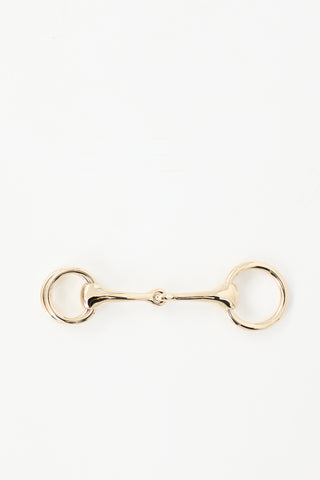 Hermès Permabrass Mors Scarf Ring