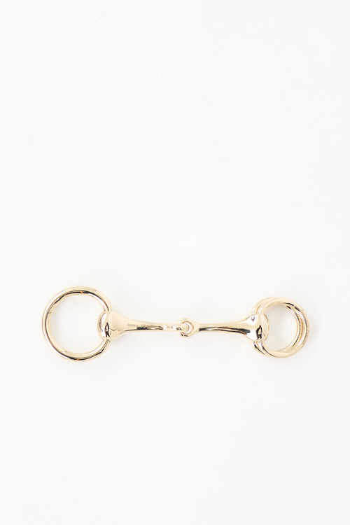 Hermès Permabrass Mors Scarf Ring