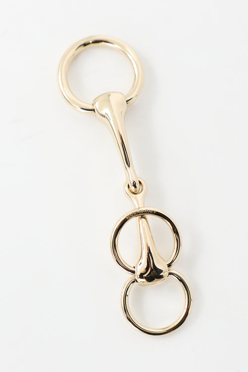 Hermès Permabrass Mors Scarf Ring