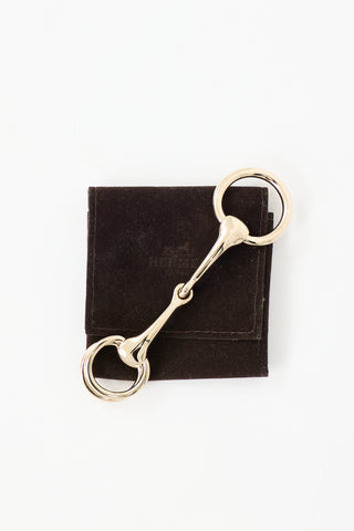 Hermès Permabrass Mors Scarf Ring