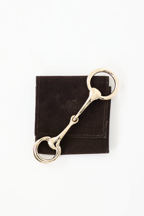 Hermès Permabrass Mors Scarf Ring