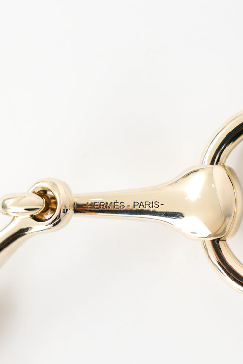 Hermès Permabrass Mors Scarf Ring