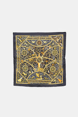 Hermès 2010 Silk Peuple du Vent 45 Scarf
