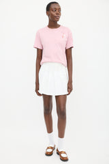 Hermès Pink & Multicolour Faubourg Rainbow Graphic T-Shirt