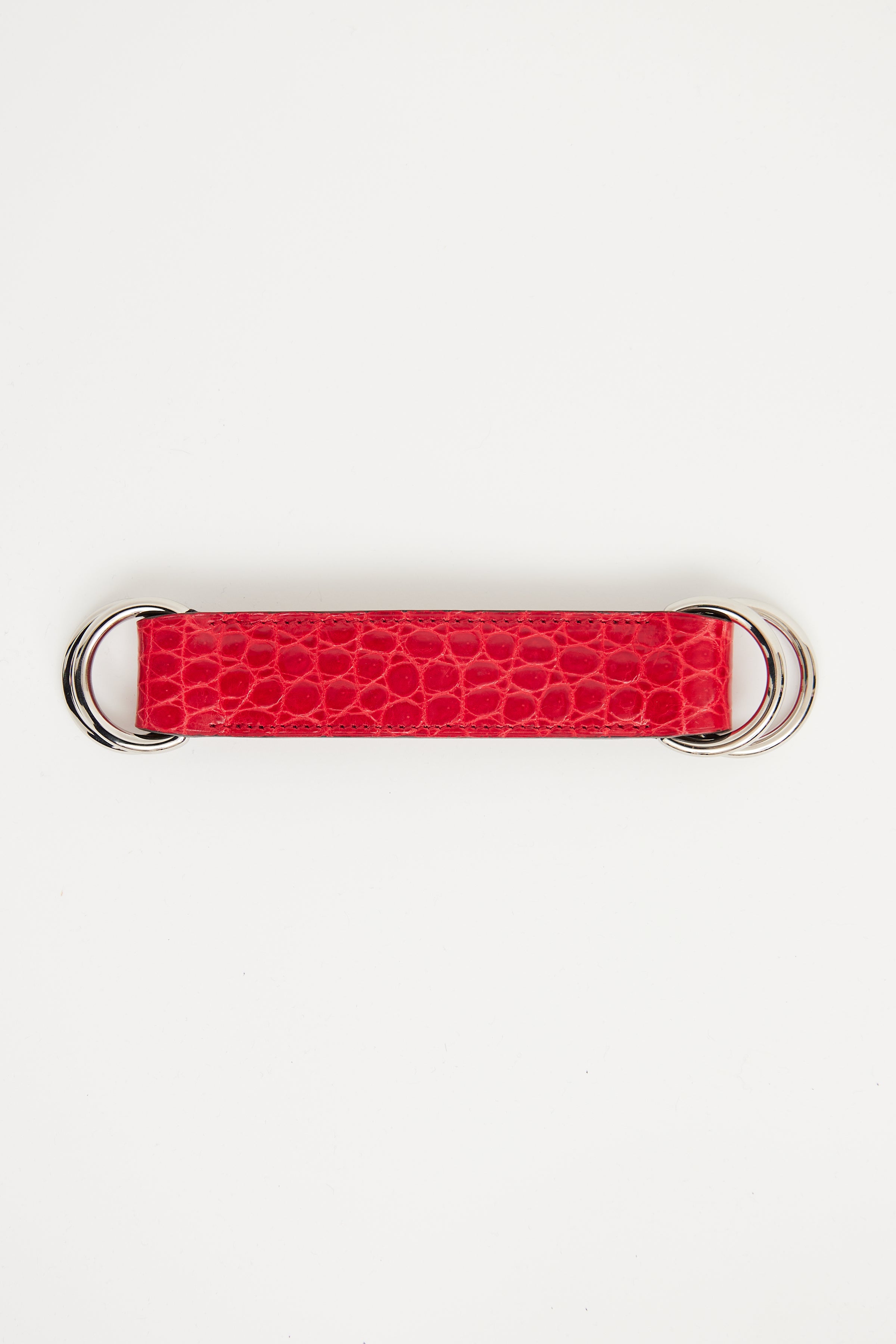 Hermès // 2010 Red Pattern Scarf Belt Extension – VSP Consignment
