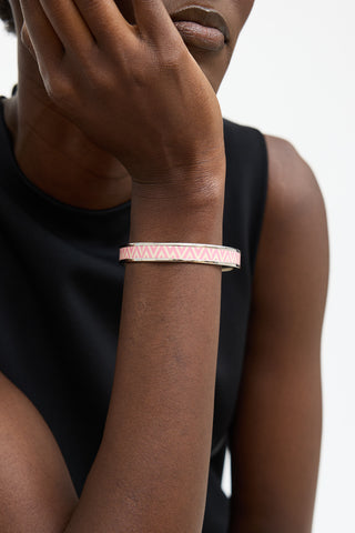 Hermès Zig Zag Enamel Bangle
