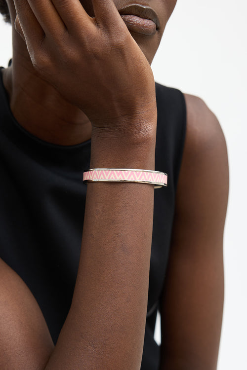Hermès Zig Zag Enamel Bangle