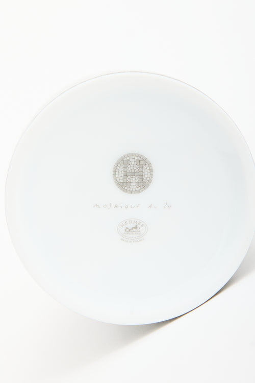 Hermès Platinum Mosaique Au 24 Printed Mug