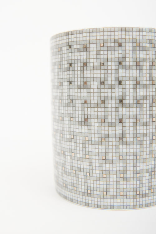 Hermès Platinum Mosaique Au 24 Printed Mug