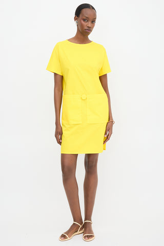 Hermès Poplin Patch Pocket Dress