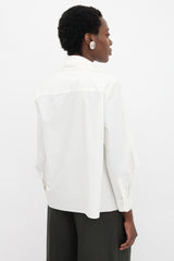 Hermès Poplin Sash Blouse