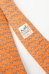 Hermès Silk Printed Tie