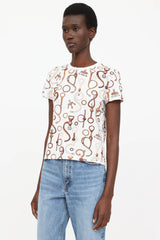 Hermès Printed Crewneck T-Shirt