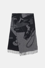 Hermès Cashmere Camails Jacquard Scarf