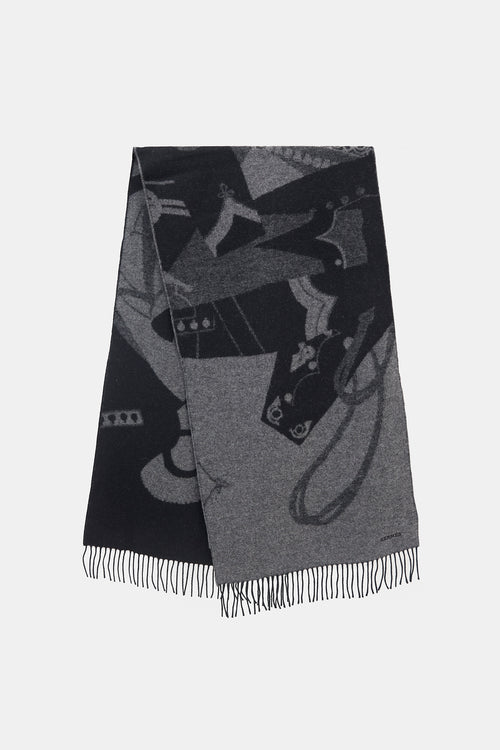 Hermès Cashmere Camails Jacquard Scarf