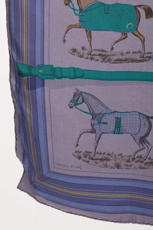 Hermès Silk Couvertures Et Tenues De Jour 90 Scarf