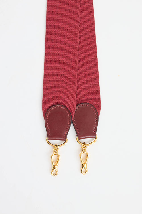 Hermès Webbed Canvas Strap