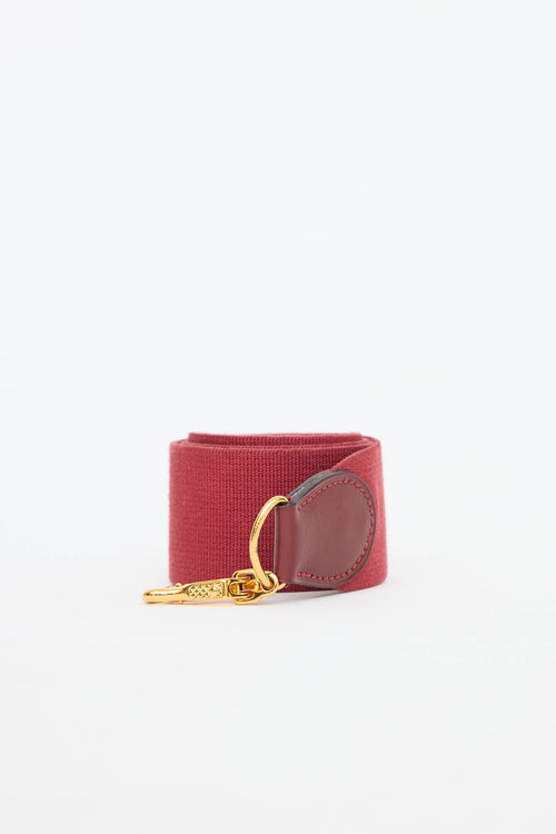 Hermès Webbed Canvas Strap
