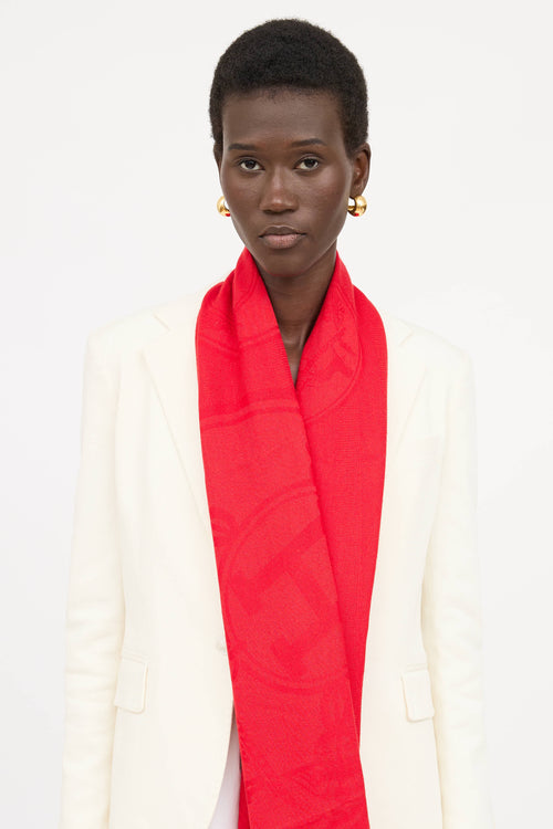 Hermès Cashmere New Libris Stole