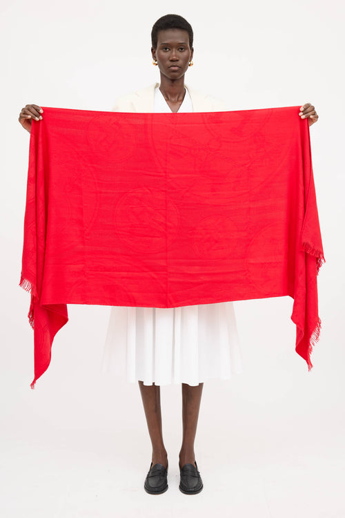 Hermès Cashmere New Libris Stole