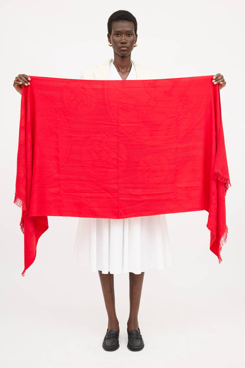 Hermès Cashmere New Libris Stole