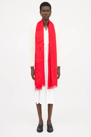 Hermès Cashmere New Libris Stole