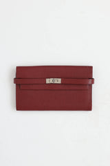 Hermès 2023 Chevre Mysore Kelly Wallet