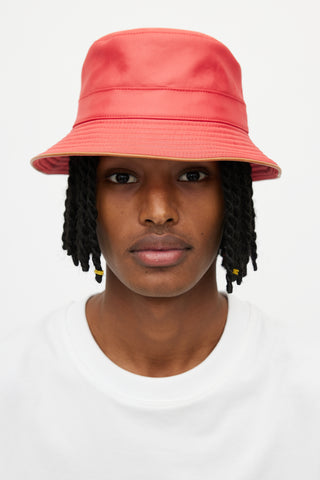 Hermès Red Nylon Bucket Hat
