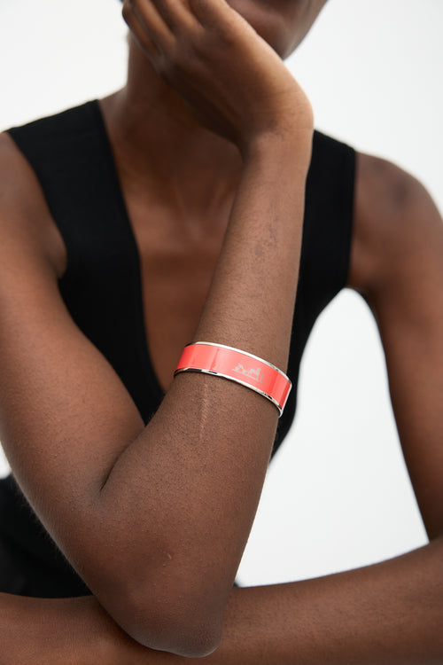 Hermès Enamel Calèche Bangle