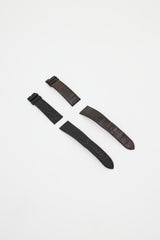 Hermès Red Embossed Leather & Diamond Arceau Watch